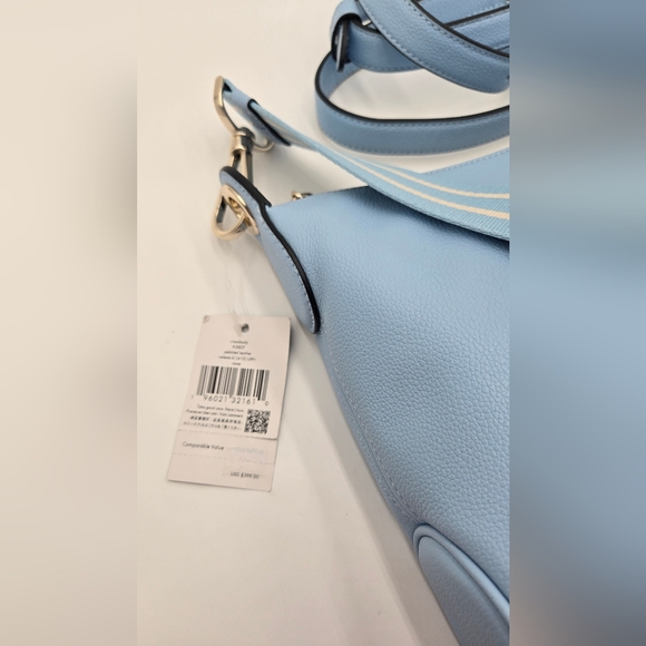 #124 NWT - Kate Spade Rosie Leather Shoulder Bag (Celeste Blue) - Picture 12 of 16